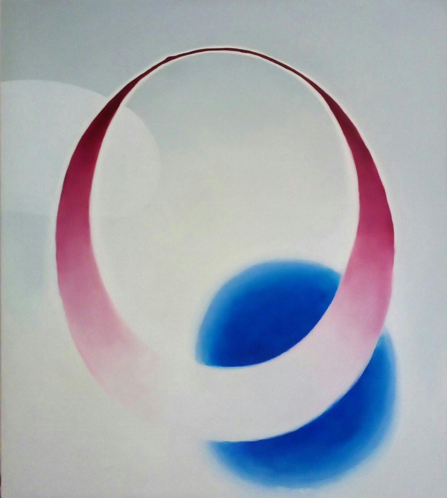 Magdalena Szilke- abstrakcja w różu i błękicie